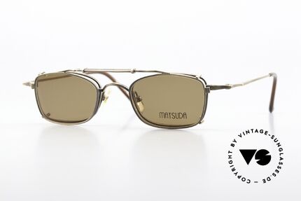 Matsuda 10133 Clip On Frame Titanium 90s Details