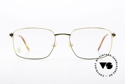 Cartier C-Decor Metal Gold-Plated Eyeglasses, model of the C-Decor series; large size 56x18, 140, Made for Men