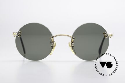 Fred Corvette Round Customized Shades, mod. Corvette = customized with round sun lenses, Made for Men and Women