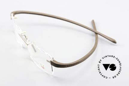 Tag Heuer 3110 Reflex Titanium Specs Rimless, ideal wearing comfort (temples adapt to the face), Made for Men