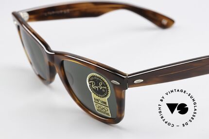 Ray Ban Wayfarer I Original USA Sunglasses, unworn condition (NOS); a true vintage rarity!, Made for Men and Women Ray Ban Wayfarer I Original USA Sunglasses, unworn condition (NOS); a true vintage rarity!, Made for Men and Women