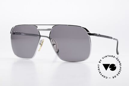 Dunhill 6011 Chrome Plated 80's Shades, noble DUNHILL vintage 80's sunglasses for gentlemen, Made for Men