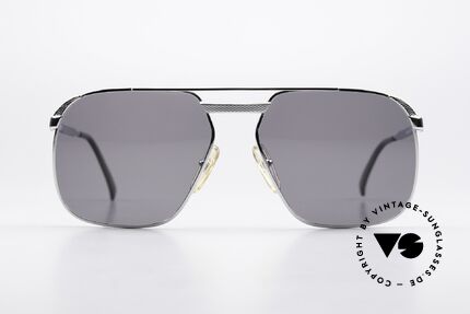 Dunhill 6011 Chrome Plated 80's Shades, masterpiece of style, quality, functionality and design, Made for Men