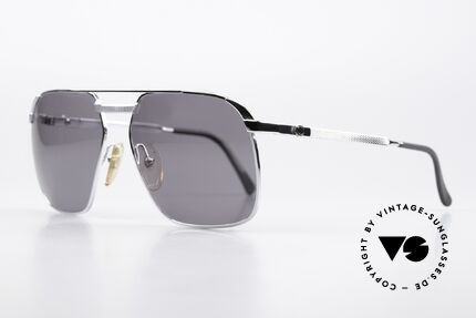 Dunhill 6011 Chrome Plated 80's Shades, costly, CHROME-PLATED frame; in LARGE size 62-17, Made for Men