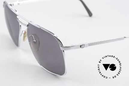 Dunhill 6011 Chrome Plated 80's Shades, 'barley': hundreds of minute facets to give a soft sheen, Made for Men
