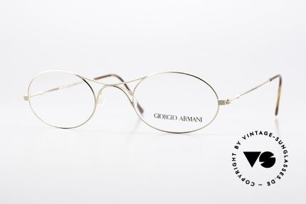 Giorgio armani wire framed round glasses deals
