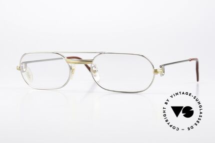 Cartier MUST LC - M 90's Luxury Frame Platinum, MUST: the first model of the Lunettes Collection '83, Made for Men