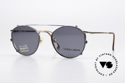 Giorgio Armani 132 With Blue Metallic Clip On Details