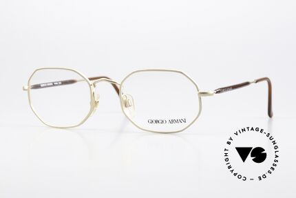 Giorgio Armani 182 Rare 80's Designer Frame Details