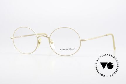 Giorgio Armani 134 80's Frame Timeless Round Details