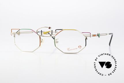 Casanova KC-0 Abstract Art Eyeglasses, Casanova glasses, model KC-0, size 44/23 in color 01, Made for Men and Women