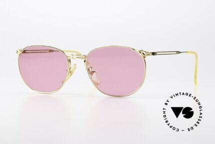 Jean Paul Gaultier 55-2173 22ct Gold Plated Frame, interesting vintage J.P. GAULTIER designer sunglasses, Made for Men and Women