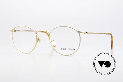 Giorgio Armani 132 1990's Frame Matt Gold Details