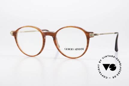 Giorgio Armani 358 Frame Auburn Matte Gold Details
