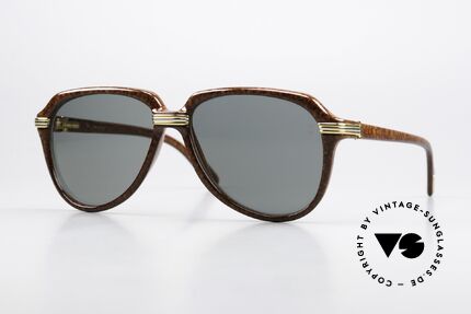 Cartier Vitesse - L Very Rare 60mm Large Size, luxury vintage CARTIER aviator sunglasses from 1991, Made for Men