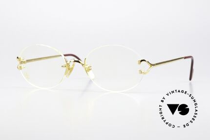 Cartier Scala 90s Frame Rare 52mm Size Details