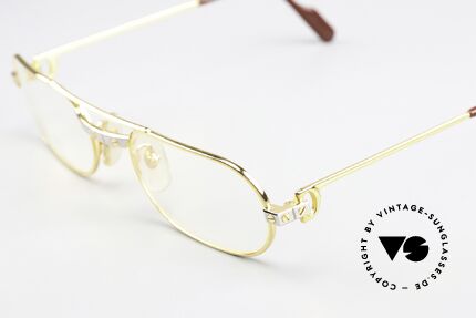 Cartier MUST Santos - S 80's Vintage Frame Unisex, 22ct gold-plated frame (like all old Cartier originals), Made for Men and Women