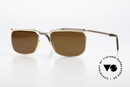 Metzler Marwitz Optima Narcos Sunglasses Diego Luna, Marwitz Optima sunglasses 1970's; gold-doublé, Made for Men