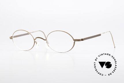 Lindberg 5000 Strip Titan Oval Titanium Frame Unisex Details
