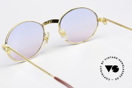 Cartier Saint Honore - M Baby-Blue Pink Sun Lenses, NO RETRO SUNGLASSES; but a 25 years old ORIGINAL, Made for Men and Women
