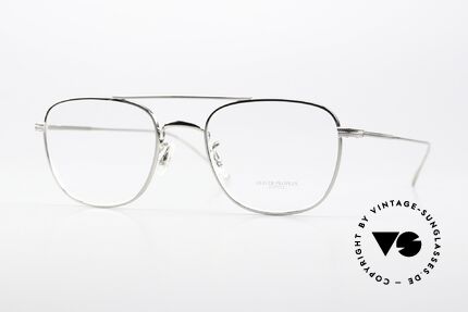 Oliver Peoples Kress Classic Eyeglasses Metal, Oliver Peoples eyeglasses; rectangle model KRESS, Made for Men