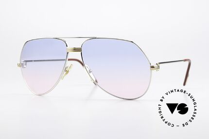 Cartier Vendome LC - L Platinum Sunglasses 1983 Details