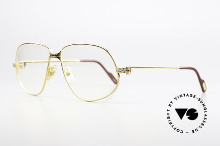 Glasses Cartier Panthere G.M. XL 80 s Frame 22ct Gold Plated