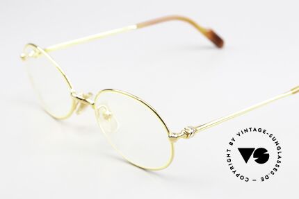 Cartier Saturne - M 90's Frame 22ct Gold Plated, unworn rarity from 1997 with original Cartier packaging, Made for Men and Women