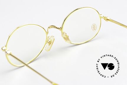 Cartier Saturne - M 90's Frame 22ct Gold Plated, NO RETRO eyewear, but a 25 years old CARTIER original, Made for Men and Women