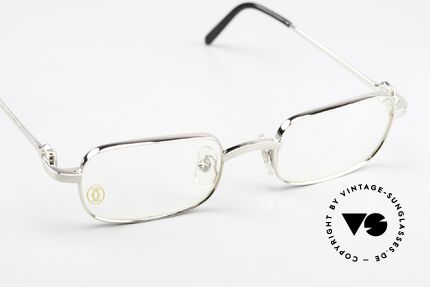 Cartier Dreamer - S 90s Frame Brushed Platinum, unworn rarity with full original Cartier packaging, Made for Men and Women