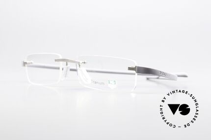 Glasses Tag Heuer 3110 Reflex Titanium Specs Rimless
