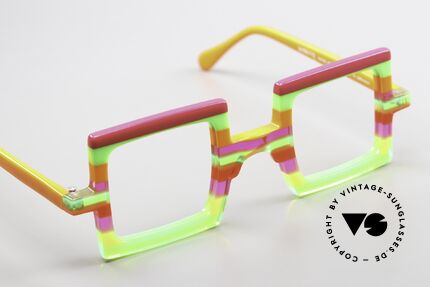 Wissing 3273 Crazy Colorful Specs Square, characteristic, unmistakable, unique, Wissing, Made for Men and Women