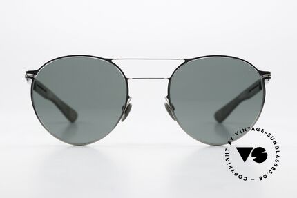 Mykita Mylon Elder Designer Sunglasses Panto, size 52-22, color code 245 (silver / chrome), Made for Men and Women