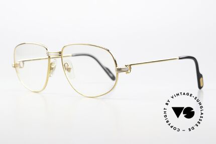 Cartier Romance LC - S Original Limited Edition 1986, this pair (with L. Cartier decor): in SMALL size 54-16, 130, Made for Men and Women
