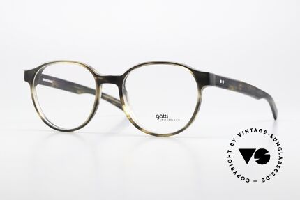 Götti Wanj Acetate Frame Panto Style Details