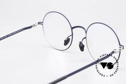 Mykita Quenby Round Specs Dark Blue, innovative flexible frame construction: one size fits all, Made for Men and Women