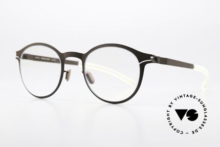 Mykita Benny Unisex Panto Specs In Terra, c. 075 = terra = dark brown/gray (for ladies & gents), Made for Men and Women