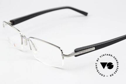 Tag Heuer 8204 Trends Polished Ruthenium Black, dynamic racing eyeglasses (Avant-Garde Eyewear), Made for Men