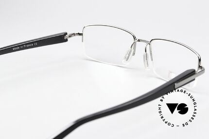 Tag Heuer 8204 Trends Polished Ruthenium Black, lens height 31mm; just about sufficient for varifocal, Made for Men