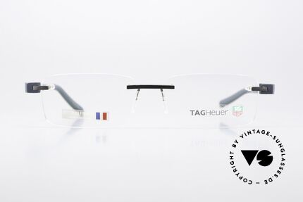 Tag Heuer 3941 Reflex Men's Luxury Frame 2004, extremely sporty rimless glasses for gentlemen, Made for Men