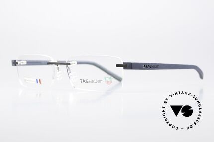 Tag Heuer 3941 Reflex Men's Luxury Frame 2004, with “racing” temples made of elastomer rubber, Made for Men