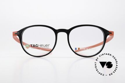 Tag Heuer 3953 Reflex Lightweight Frame Front, extremely sporty Panto eyeglasses for gentlemen, Made for Men