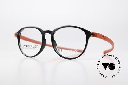 Tag Heuer 3953 Reflex Lightweight Frame Front, with “racing” temples made of elastomer rubber, Made for Men