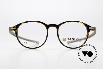 Tag Heuer 3953 Reflex Sporty Panto Frame Men, extremely sporty Panto eyeglasses for gentlemen, Made for Men