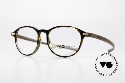 Tag Heuer 3953 Reflex Sporty Panto Frame Men, with “racing” temples made of elastomer rubber, Made for Men