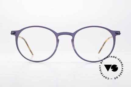 Lindberg 6541 NOW Purple And Tortoise Frame, panto mod 6541, size 49/21 with interesting coloring, Made for Men and Women