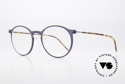 Lindberg 6541 NOW Purple And Tortoise Frame, semi-transparent purple front with tortoise temples, Made for Men and Women