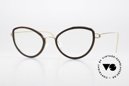 Lindberg Katrine Air Titan Rim Ladies Frame Cateye Style Details