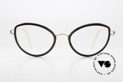 Lindberg Katrine Air Titan Rim Ladies Frame Cateye Style, mod. Katrine, in size 50-19, temple length 145, col. PGT, Made for Women