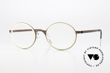 Lindberg 9707 Strip Titanium Round Titanium Frame Unisex Details